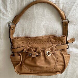 B. Makowsky Leather Shoulder Bag